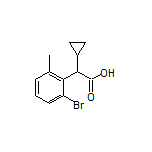 2-(2-Bromo-6-methylphenyl)-2-cyclopropylacetic Acid