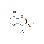 Methyl 2-(3-Bromo-2-methoxyphenyl)-2-cyclopropylacetate