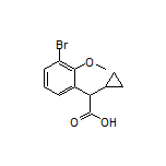 2-(3-Bromo-2-methoxyphenyl)-2-cyclopropylacetic Acid