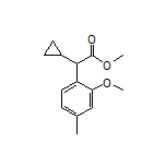 Methyl 2-Cyclopropyl-2-(2-methoxy-4-methylphenyl)acetate