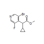 Methyl 2-(3-Bromo-5-fluoropyridin-4-yl)-2-cyclopropylacetate