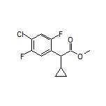 Methyl 2-(4-Chloro-2,5-difluorophenyl)-2-cyclopropylacetate