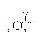 2-(4-Chloro-2-iodophenyl)-2-cyclopropylacetic Acid