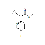 Methyl 2-Cyclopropyl-2-(5-iodopyridin-2-yl)acetate