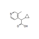2-Cyclopropyl-2-(3-methylpyridin-4-yl)acetic Acid