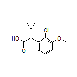 2-(2-Chloro-3-methoxyphenyl)-2-cyclopropylacetic Acid