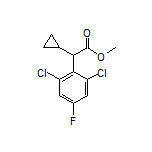 Methyl 2-Cyclopropyl-2-(2,6-dichloro-4-fluorophenyl)acetate
