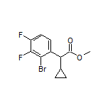 Methyl 2-(2-Bromo-3,4-difluorophenyl)-2-cyclopropylacetate