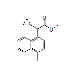 Methyl 2-Cyclopropyl-2-(4-methylnaphthalen-1-yl)acetate