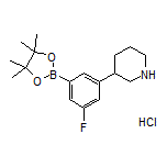 3-Fluoro-5-(3-piperidyl)phenylboronic Acid Pinacol Ester hydrochloride