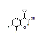 2-(2-Chloro-3,4-difluorophenyl)-2-cyclopropylacetic Acid