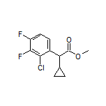 Methyl 2-(2-Chloro-3,4-difluorophenyl)-2-cyclopropylacetate