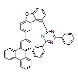 2,4-Diphenyl-6-[8-(triphenylen-2-yl)dibenzo[b,d]furan-1-yl]-1,3,5-triazine