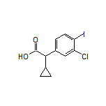 2-(3-Chloro-4-iodophenyl)-2-cyclopropylacetic Acid