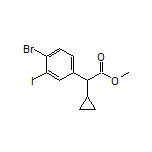 Methyl 2-(4-Bromo-3-iodophenyl)-2-cyclopropylacetate