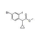 Methyl 2-(4-Bromo-2-iodophenyl)-2-cyclopropylacetate