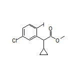 Methyl 2-(5-Chloro-2-iodophenyl)-2-cyclopropylacetate