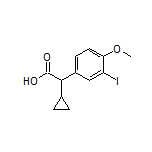 2-Cyclopropyl-2-(3-iodo-4-methoxyphenyl)acetic Acid