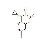 Methyl 2-Cyclopropyl-2-(4-iodo-2-methylphenyl)acetate