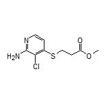 Methyl 3-[(2-Amino-3-chloro-4-pyridyl)thio]propanoate