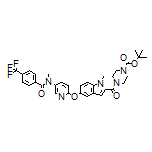 N-[6-[[2-(4-Boc-piperazine-1-carbonyl)-1-methyl-5-indolyl]oxy]-3-pyridyl]-N-methyl-4-(trifluoromethyl)benzamide