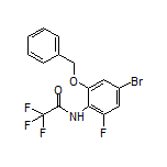 N-[2-(Benzyloxy)-4-bromo-6-fluorophenyl]-2,2,2-trifluoroacetamide