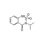 3-Isopropyl-1H-benzo[c][1,2,6]thiadiazin-4(3H)-one 2,2-Dioxide