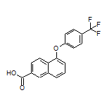 5-[4-(Trifluoromethyl)phenoxy]-2-naphthoic Acid