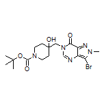 6-[(1-Boc-4-hydroxypiperidin-4-yl)methyl]-3-bromo-2-methyl-2,6-dihydro-7H-pyrazolo[4,3-d]pyrimidin-7-one