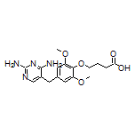 4-[4-[(2,4-Diaminopyrimidin-5-yl)methyl]-2,6-dimethoxyphenoxy]butanoic Acid