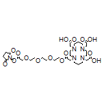 2,2’,2’’-[11-[14-[(2,5-Dioxo-1-pyrrolidinyl)oxy]-2,14-dioxo-3,6,9,12-tetraoxatetradecyl]-1,4,8,11-tetraazacyclotetradecane-1,4,8-triyl]triacetic Acid