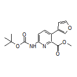 Methyl 6-(Boc-amino)-3-(furan-3-yl)picolinate