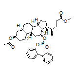 Methyl (R)-4-[(3R,5R,8R,9S,10S,12S,13R,14S,17R)-3-Acetoxy-12-(dibenzo[d,f][1,3,2]dioxaphosphepin-6-yloxy)-10,13-dimethylhexadecahydro-1H-cyclopenta[a]phenanthren-17-yl]pentanoate