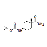 trans-4-(Boc-amino)-1-methylcyclohexanecarboxamide