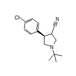 (4R)-1-(tert-Butyl)-4-(4-chlorophenyl)pyrrolidine-3-carbonitrile