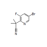 2-(5-Bromo-3-fluoro-2-pyridyl)-2-methylpropanenitrile