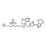 8-[2-[2,5-Bis(2,3-dihydrothieno[3,4-b][1,4]dioxin-5-yl)-3-thienyl]ethoxy]-1-(trimethylammonio)octane-4-sulfonate