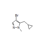 4-Bromo-5-(cyclopropylmethyl)-1-methyl-1H-pyrazole