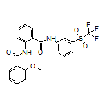 2-Methoxy-N-[2-[[3-[(trifluoromethyl)sulfonyl]phenyl]carbamoyl]phenyl]benzamide