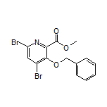 Methyl 3-(Benzyloxy)-4,6-dibromopicolinate