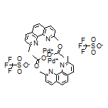 Acetato(2,9-dimethyl-1,10-phenanthroline)palladium(II) Dimer Bis(trifluoromethanesulfonate)