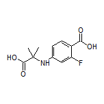 4-[(2-Carboxy-2-propyl)amino]-2-fluorobenzoic Acid