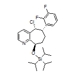 (5R,6S,9R)-5-Chloro-6-(2,3-difluorophenyl)-9-[(triisopropylsilyl)oxy]-6,7,8,9-tetrahydro-5H-cyclohepta[b]pyridine