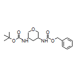 N3-Boc-N5-Cbz-tetrahydro-2H-pyran-3,5-diamine