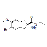 Ethyl (S)-2-Amino-5-bromo-6-methoxy-2,3-dihydro-1H-indene-2-carboxylate