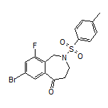 7-Bromo-9-fluoro-2-tosyl-3,4-dihydro-1H-benzo[c]azepin-5(2H)-one