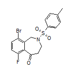 9-Bromo-6-fluoro-2-tosyl-3,4-dihydro-1H-benzo[c]azepin-5(2H)-one