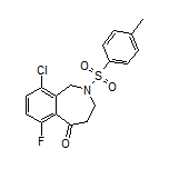 9-Chloro-6-fluoro-2-tosyl-3,4-dihydro-1H-benzo[c]azepin-5(2H)-one