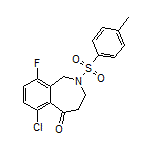 6-Chloro-9-fluoro-2-tosyl-3,4-dihydro-1H-benzo[c]azepin-5(2H)-one