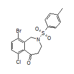 9-Bromo-6-chloro-2-tosyl-3,4-dihydro-1H-benzo[c]azepin-5(2H)-one